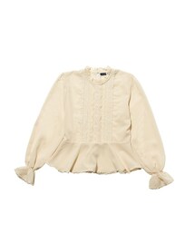 F i.n.t | フロントレース使い長袖プルオーバーブラウス/an3 Limited(シャツ/ブラウス)