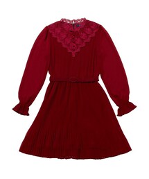 F i.n.t | レースヨークアコーディオンプリーツ長袖ワンピース/an3 limited(ワンピース)