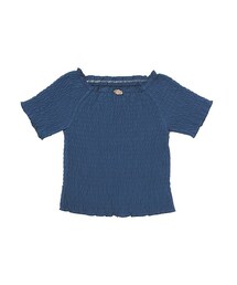 F i.n.t | ローズモチーフ付きシャーリングパフT/an another angelus(Tシャツ/カットソー)