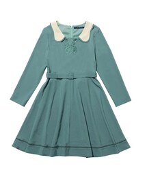 F i.n.t | 胸元ローズカットワーク長袖ワンピース/an another angelus(ワンピース)