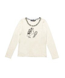 F i.n.t | マージョリー刺繍ロンT/an another angelus(Tシャツ/カットソー)