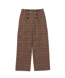 F i.n.t | グレンチェックワイドパンツ/F i.n.t(その他パンツ)