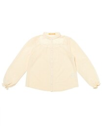 F i.n.t | ドットチュールヨークスタンドカラーブラウス(シャツ/ブラウス)