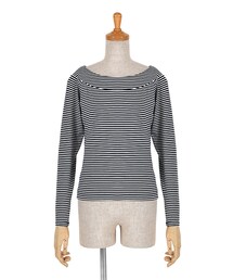 バックリボンベア天竺ロンT/F&A(Tシャツ/カットソー)