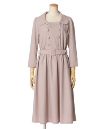 an another angelus | ダブル釦ロングレトロワンピース/an another angelus limited(ワンピース)