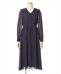 an another angelus | フリル衿シフォンロングワンピース/an another angelus(ワンピース)