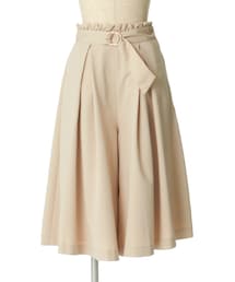 an another angelus | リングベルト付きロングキュロット/F&A(その他パンツ)