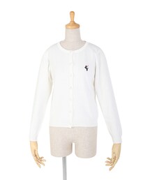 F i.n.t | プードル刺繍ニットカーディガン/F i.n.t(カーディガン/ボレロ)