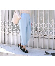 F i.n.t | カラータッククロップドパンツ/F i.n.t(その他パンツ)