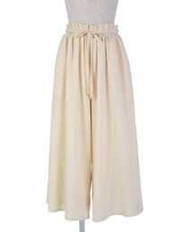 an another angelus | ジョーゼットギャザーワイドパンツ/an another angelus(その他パンツ)