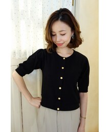 F i.n.t | オリジナルスナップ釦カットソーカーディガン/F i.n.t(カーディガン/ボレロ)