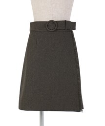 F i.n.t | ベルト付き台形巻きスカート/F&A(スカート)