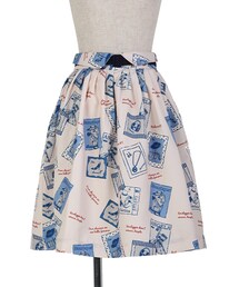 F i.n.t | ブティックポスター柄タックスカート/F i.n.t(スカート)