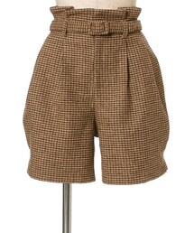 F i.n.t | ラウンドシルエットチェック柄ショートパンツ/F i.n.t(その他パンツ)
