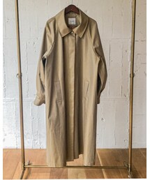 manonfripes | バルマカーンコート(ステンカラーコート)