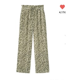 GU | プリントストレート(パンツ)