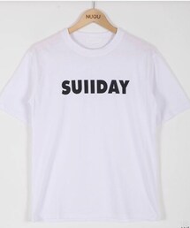 nugu | Suiiday lettering t-shirt(Tシャツ/カットソー)