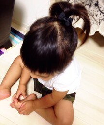 H&M | 黒リボン(ヘアゴム)