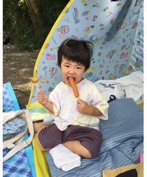 じゃがいもとフランクフルトの二刀流 | 8/4  川遊び&BBQ(その他)