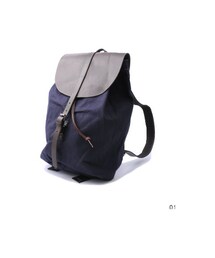 Hawk Company | レザー×キャンパス デイバッグ(バックパック/リュック)