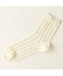 靴下屋 | チュールストライプショートソックス(ソックス/靴下)
