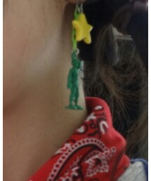 グリーンソルジャー | ピアス(両耳用)