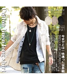 Bonds & Peace | BONDS&PEACE コットンリネンロングシャツ(シャツ/ブラウス)