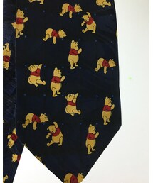 古着 | クマのプーさんのネクタイ。なんと古着屋さんで税込315円でした。(ネクタイ)