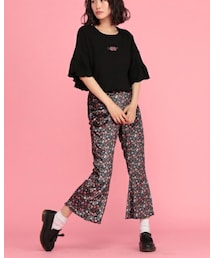 jouetie | (古着)レトロ花柄ベロアパンツ(その他パンツ)