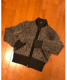 VIVITA | (古着)ニットブルゾン(ブルゾン)