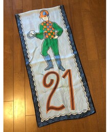 古着 | (古着)レトロな謎柄スカーフ(バンダナ/スカーフ)