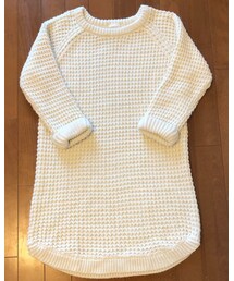 UNIQLO | (古着)かのこ編みニットワンピ(ワンピース)