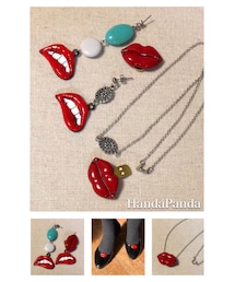 HandaPanda | セルフメイド 💋モチーフアクセ(アクセサリー)