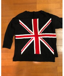 古着 | 黒地にユニオンジャック🇬🇧(ニット/セーター)