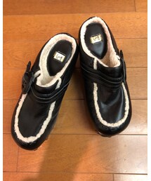 ing | (古着)ボア付き本革サボサンダル(サンダル)