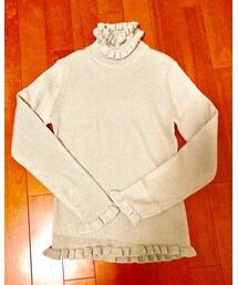 gallery isconti | フリルハイネックニット(ニット/セーター)