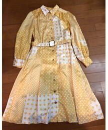 東京蛍堂 | (古着)70'sヴィンテージ/水玉ワンピ(ワンピース)