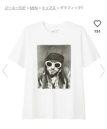 GU | GUグラフィックT/カート・コバーン(Tシャツ/カットソー)