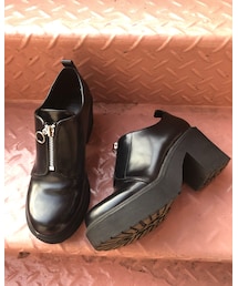 Bershka | (古着)厚底＆ジップ付き(ドレスシューズ)