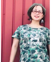 BEAMS HEART | (古着)カモフラージュ柄Tシャツ(Tシャツ/カットソー)
