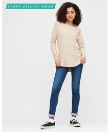 UNIQLO | エアリズムUVカットシームレスロングT(Tシャツ/カットソー)
