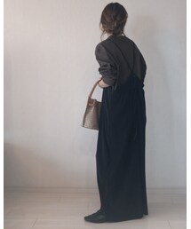 後ろですね。 | オールインワン・サロペット