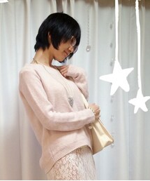 UNIQLO | KT/ピンクモヘア調(ニット/セーター)