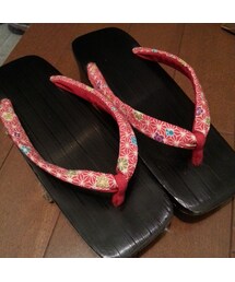 鼻緒の柄がお気に入りの下駄(その他シューズ)