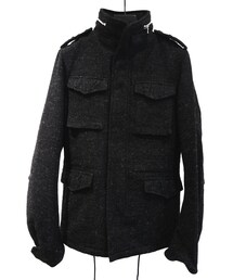 junhashimoto | M-65 【cheviot wool / CHARCOAL】(ブルゾン)