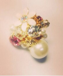 手作りピアス#soleil
高校の、友達が作っています♡

https://mellow-soleil.stores.jp/#!/(ピアス（両耳用）)