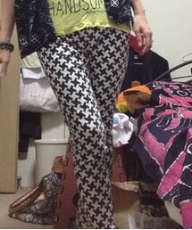 MOUSSY | 幾何学柄の実はデニムパンツ(その他パンツ)