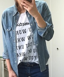 PLST | 白ロゴtee(Tシャツ/カットソー)