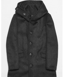 Y's | アルパカ・モヘア フード付きコート(ジャケット/アウター)