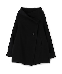 Y's | Wフェイスソフトメルトン ラップジャケット(ジャケット/アウター)